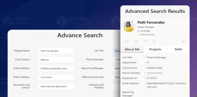 Advances Search Functionality