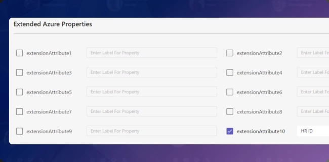 Extended Azure AD Attributes
